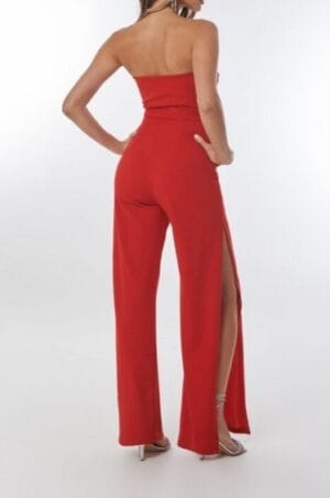 Mono strapless con corpiño estructurado - Imagen 4