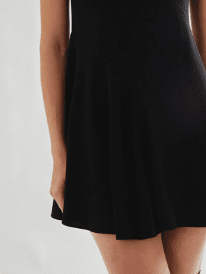 Vestido falda plato con cierre al costado - Imagen 2