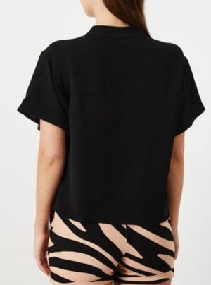 Blusa de Cey cuello mao, manga corta - Imagen 2