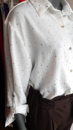 Camisa crepé elastizado - Imagen 2