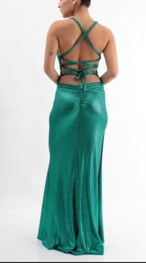 Vestido largo con espalda descubierta - Imagen 2