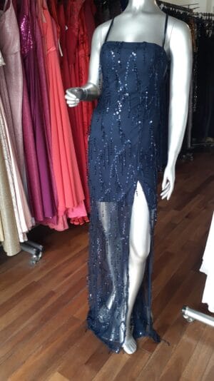 Vestido mini con falda transparente - Imagen 2